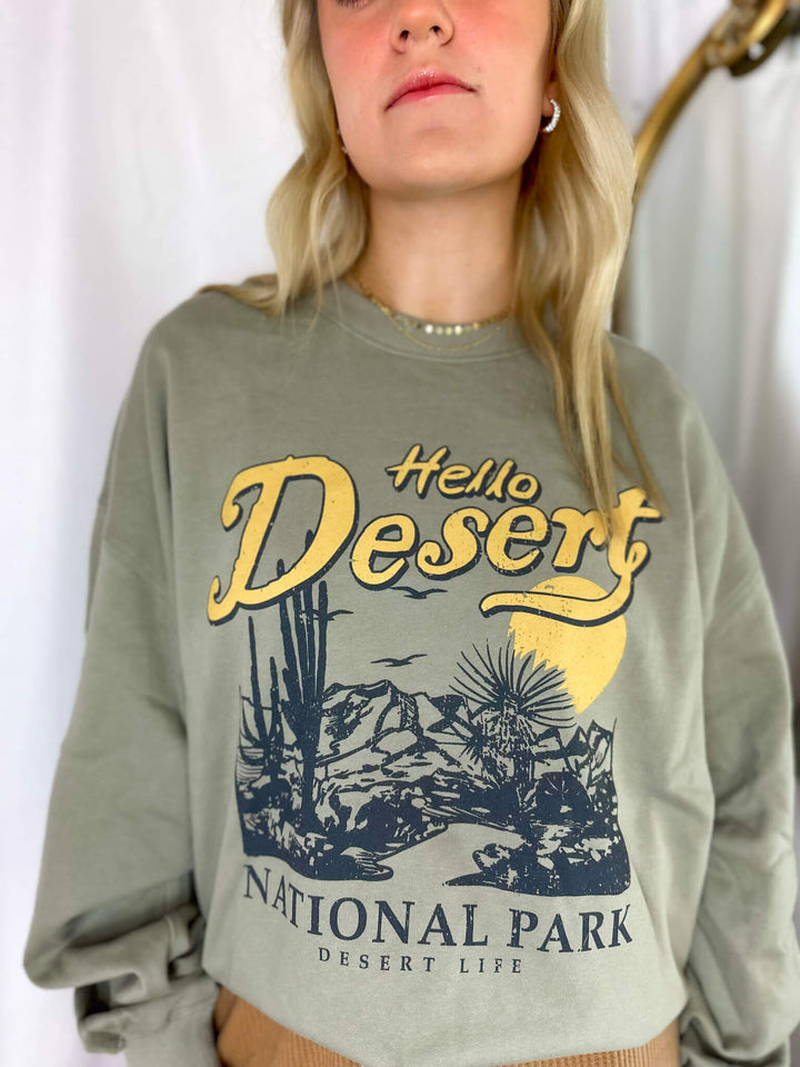 Desert National Park Graphic Sweatshirt