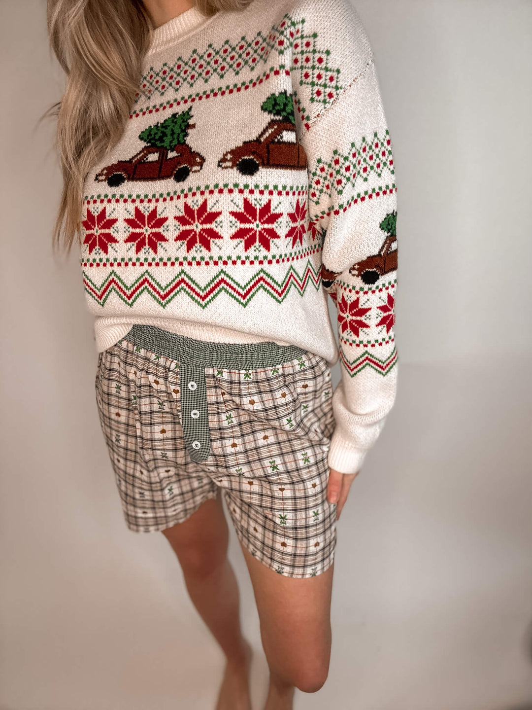 Christmas Tree Fair Isle Sweater