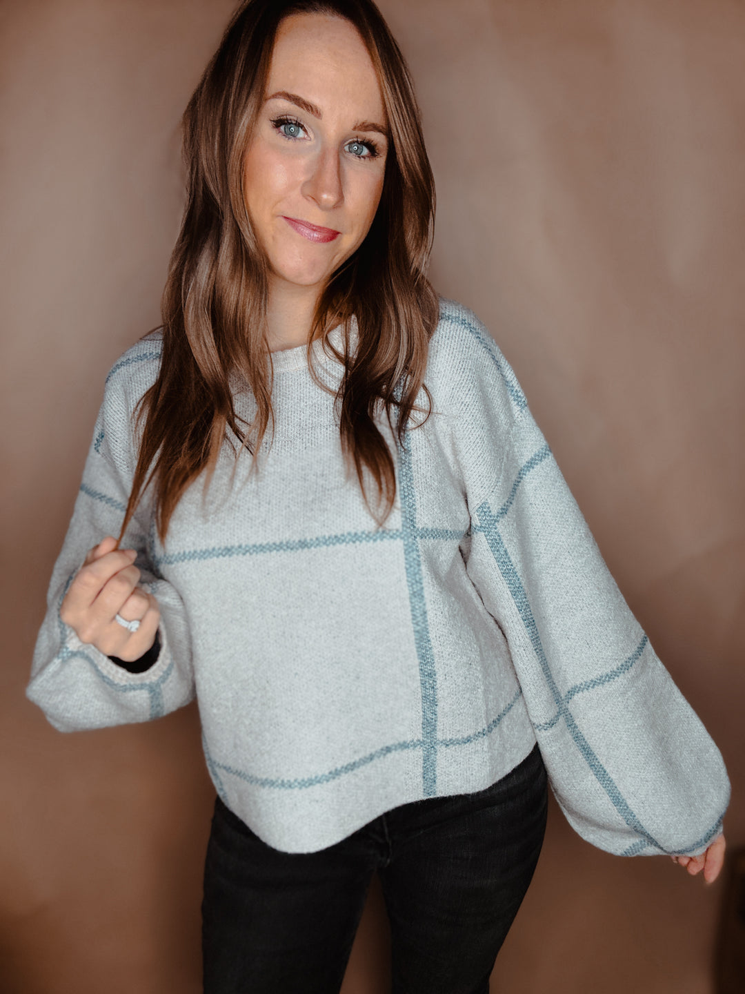 Gridlock Grey Sweater