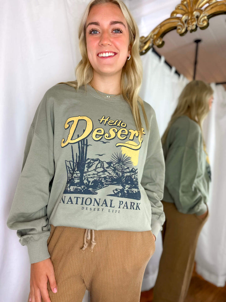 Desert National Park Graphic Sweatshirt