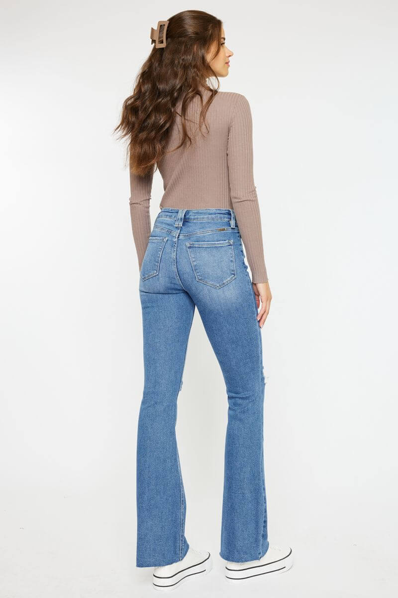 Eva High Rise Bootcut Jeans