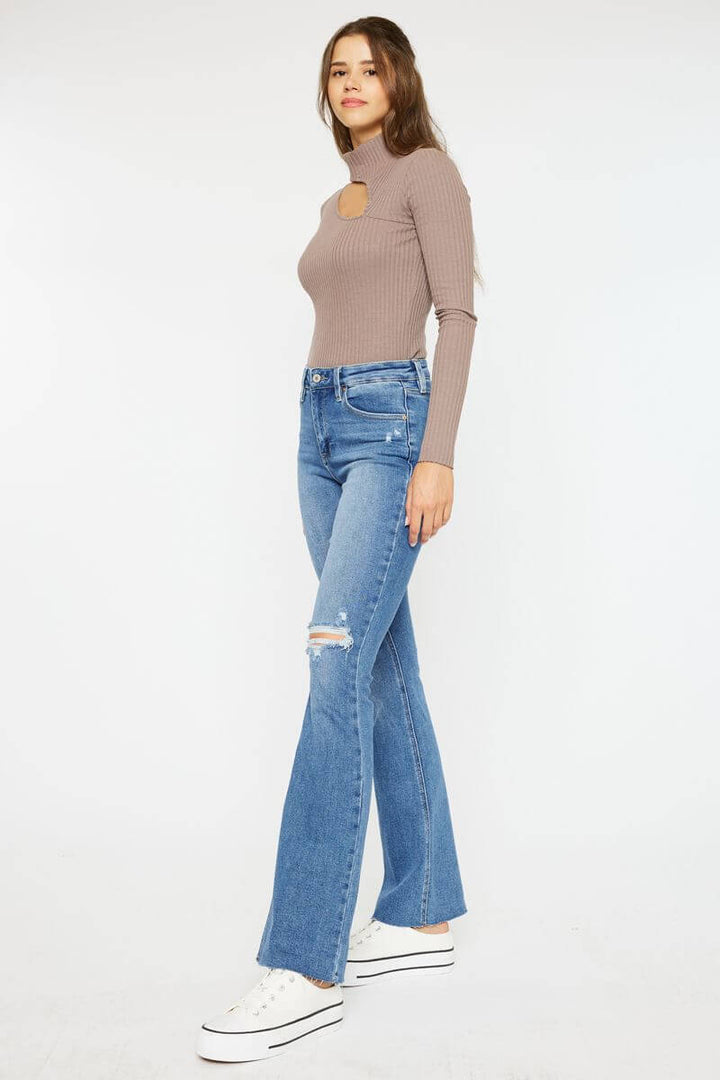 Eva High Rise Bootcut Jeans