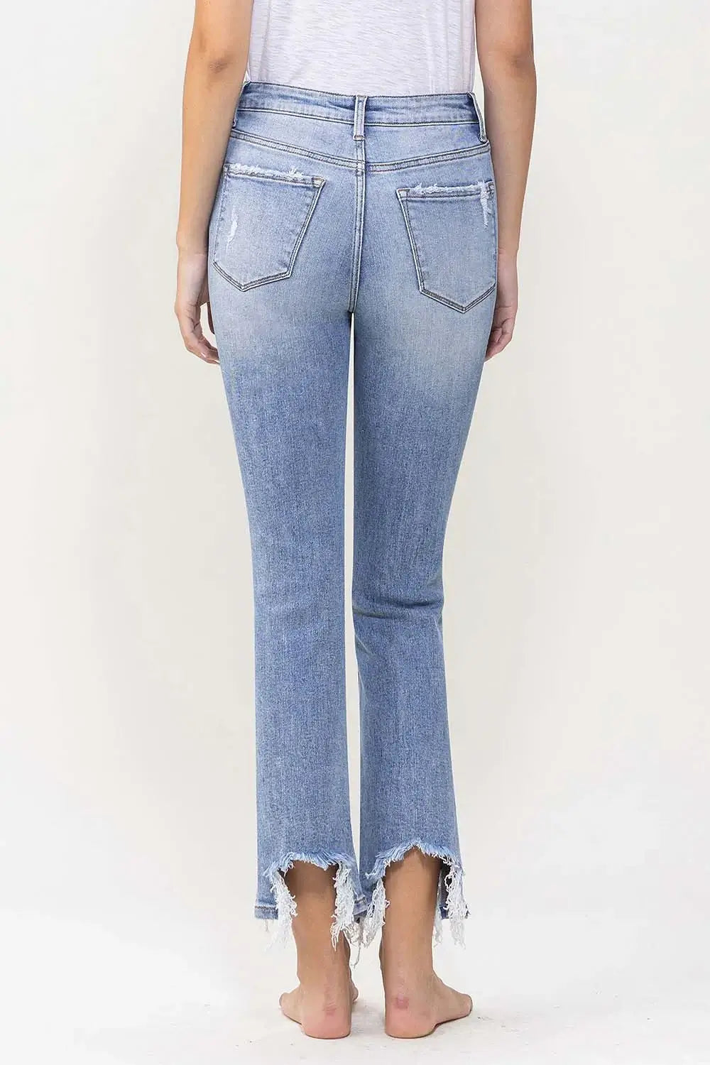 Miracles High Rise Kick Flare Jean