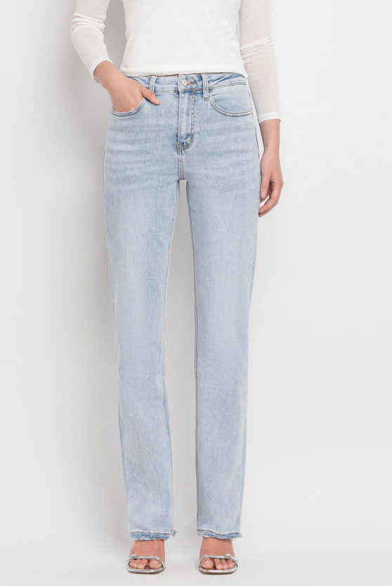 High Rise 90s Vintage Straight Jeans