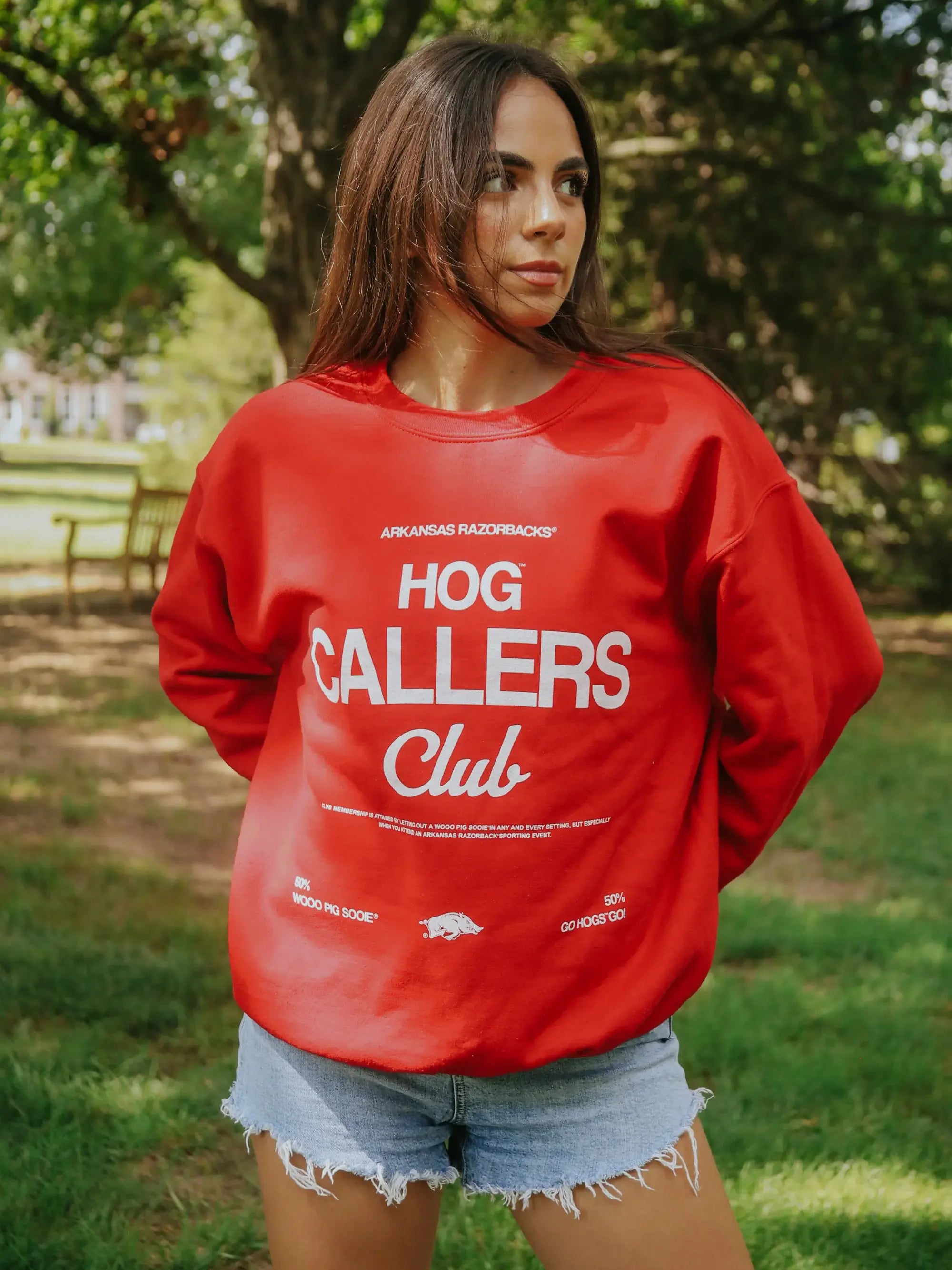 Hog Caller Club Sweatshirt Zen + Zeus Clothing Co.