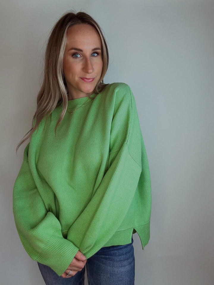 Honeydew Relaxed Fit Sweater