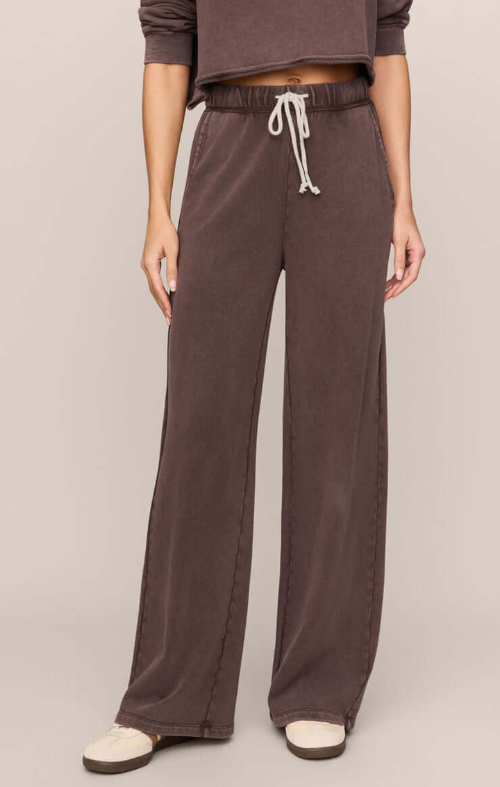 Z SUPPLY: Hunter Knit Pant - Dark Chocolate