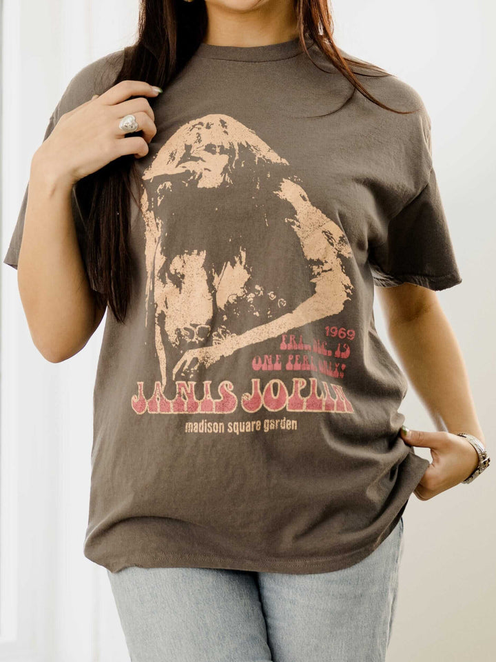 Janis Joplin Madison Square Garden Thrifted Tee
