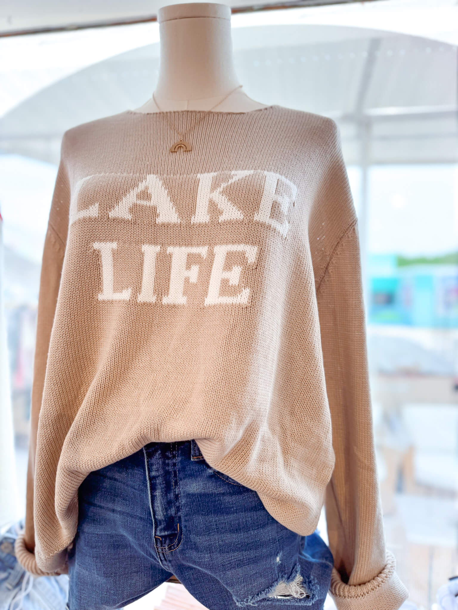 Sweaters Life Lake Life Lightweight Sweater – Zen + Zeus Clothing Co.