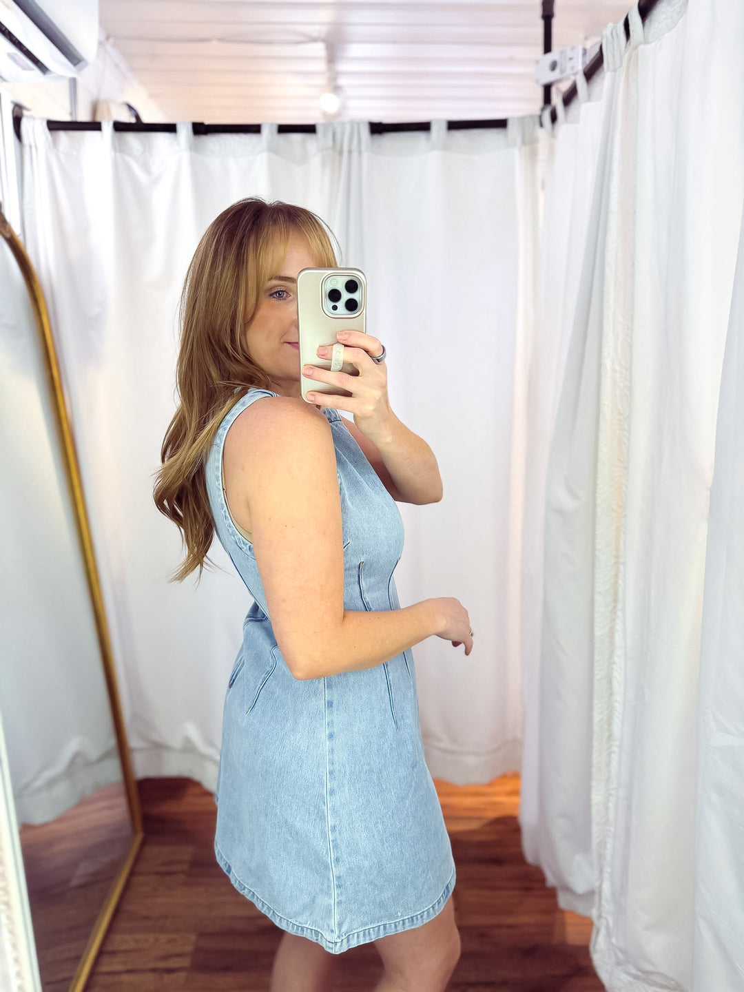Savannah Denim Mini Dress