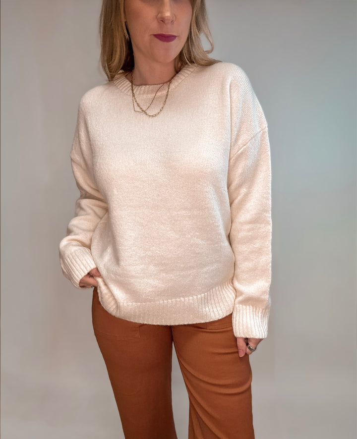 Milk &amp; Honey Drop Shoulder Sweater