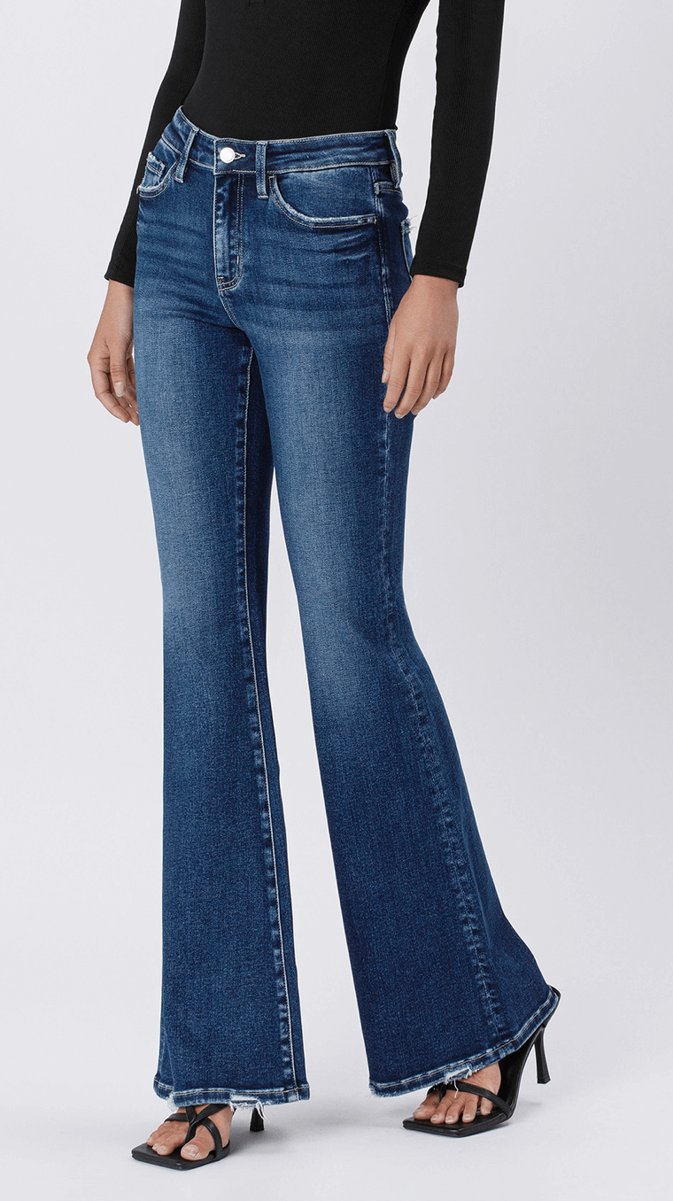 Year Round Full Length High Rise Flare Jeans