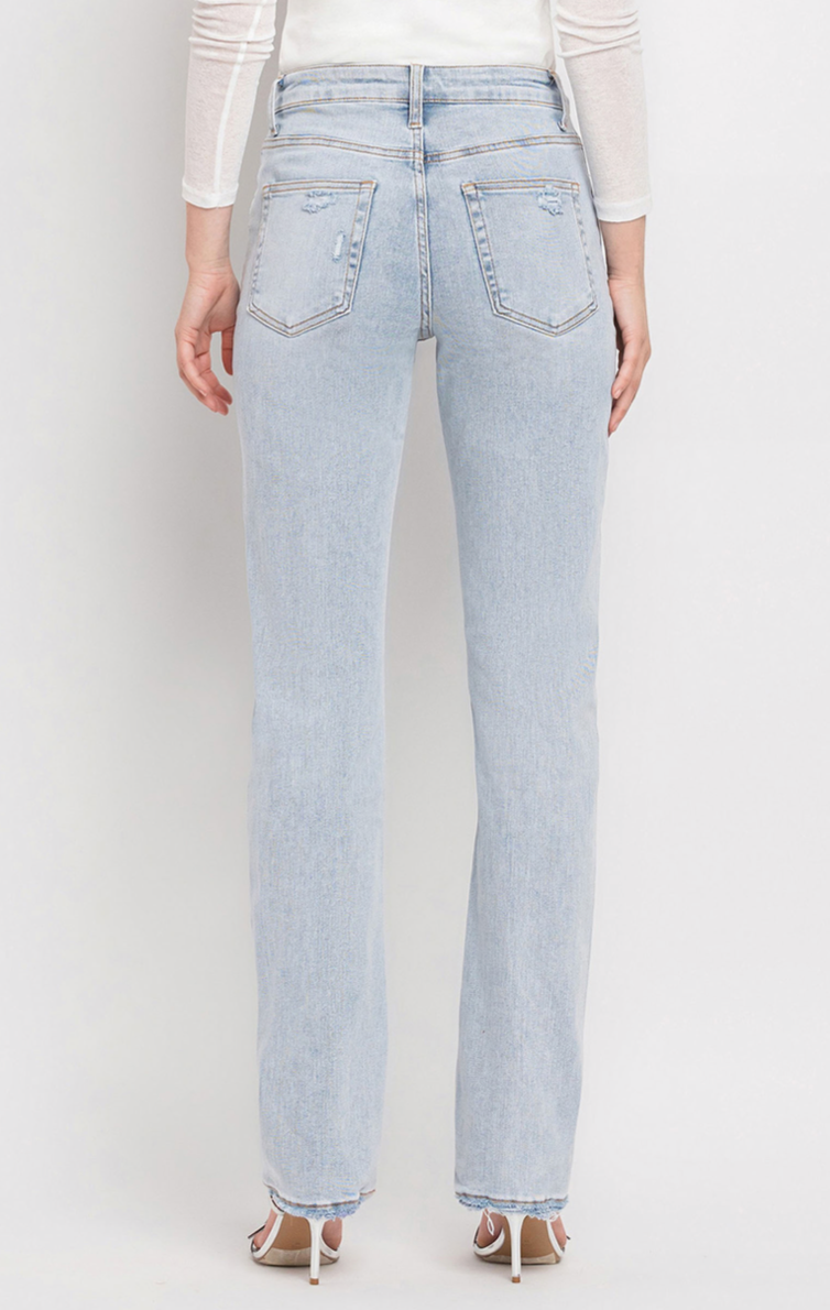High Rise 90s Vintage Straight Jeans