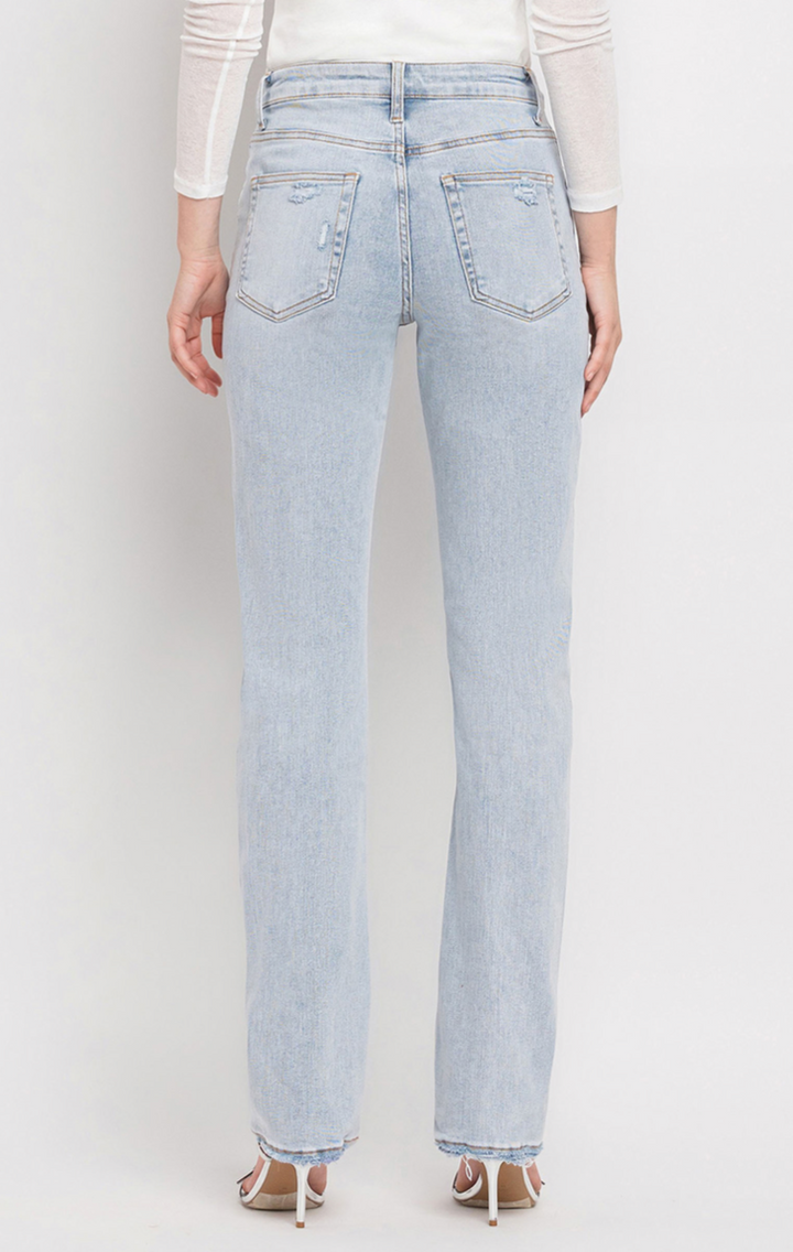 High Rise 90s Vintage Straight Jeans