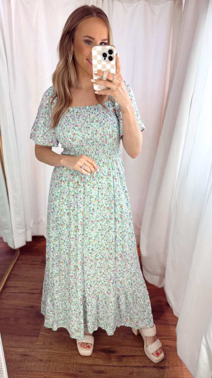 Betsy Floral Midi Dress