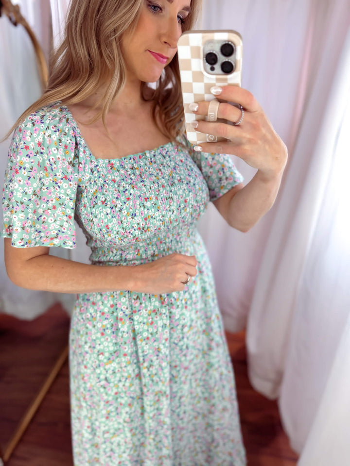 Betsy Floral Midi Dress