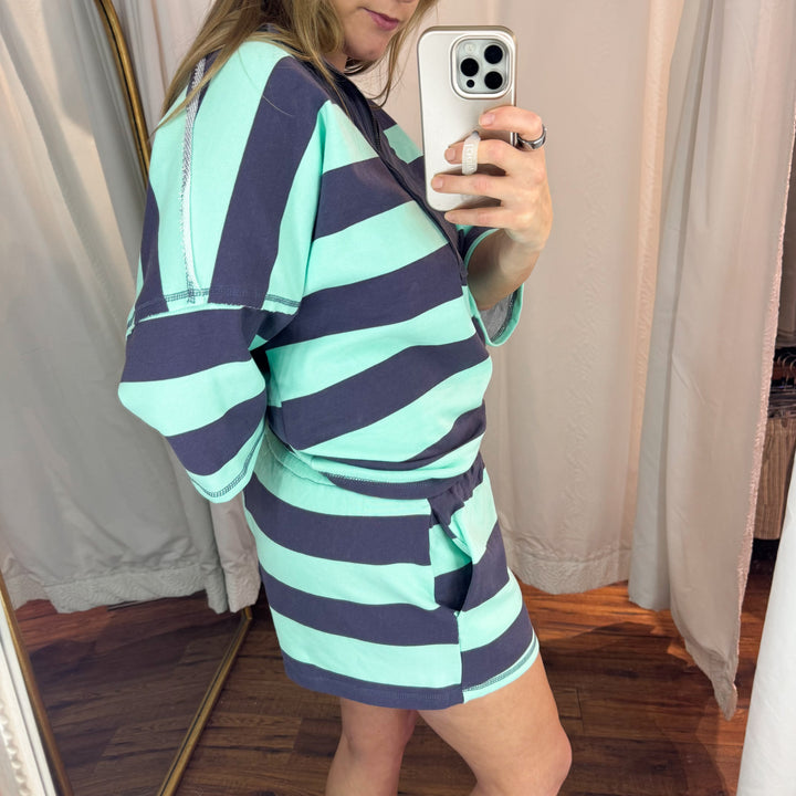 Harbor Club Striped Shorts