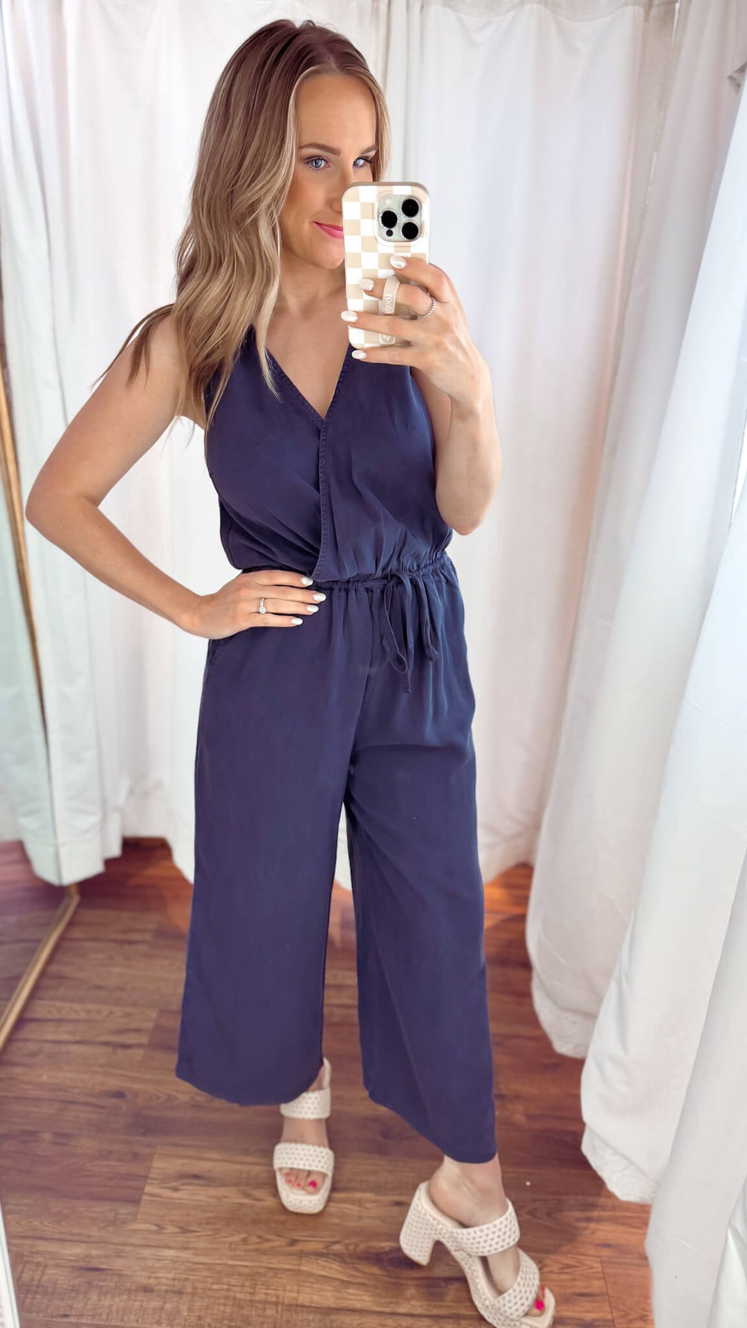 Easy Going Drawstring Jumpsuit