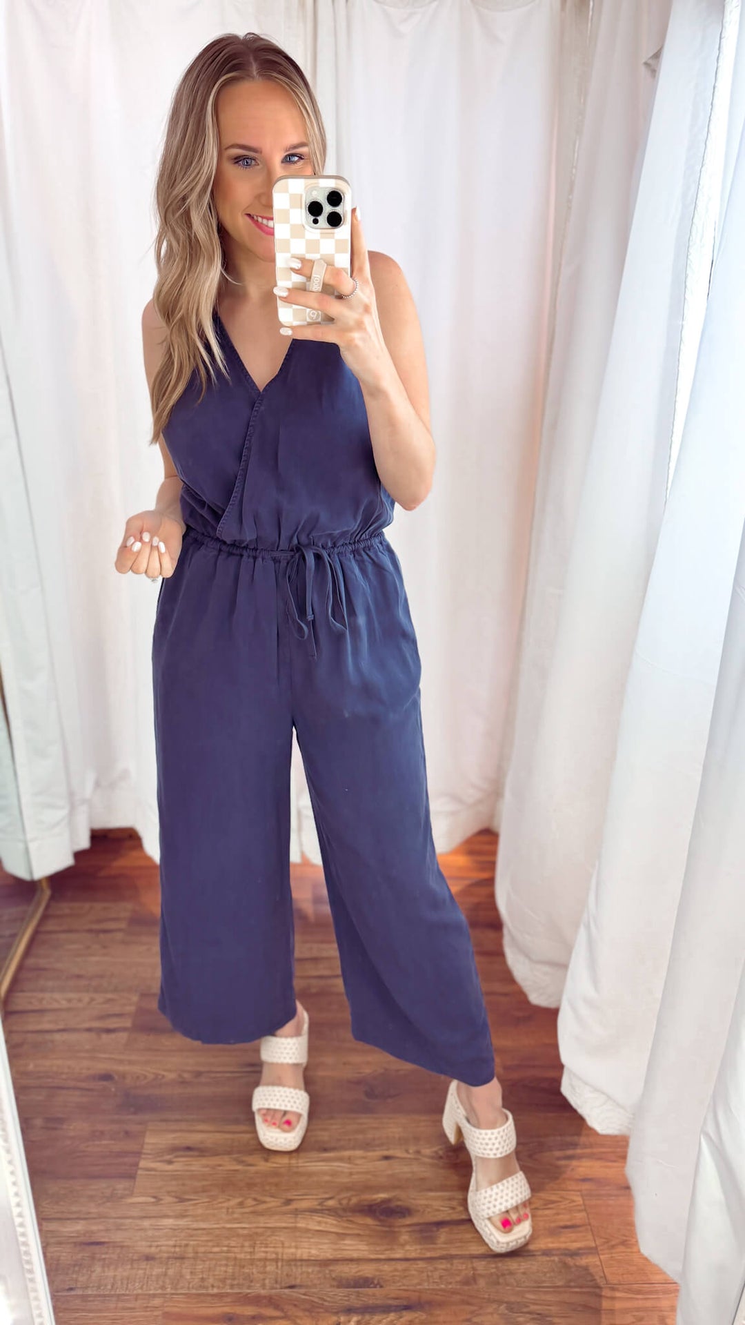 Easy Going Drawstring Jumpsuit