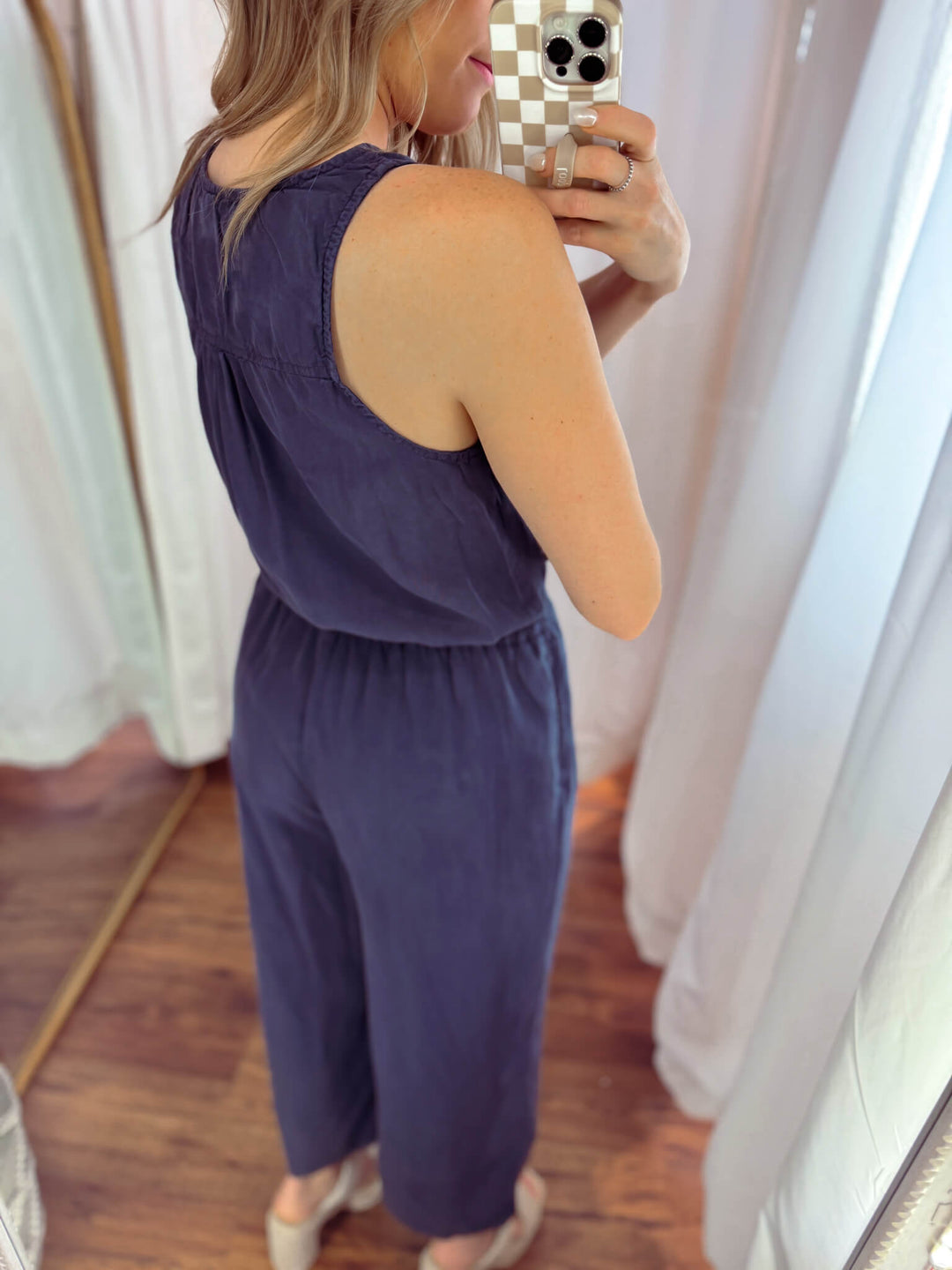 Easy Going Drawstring Jumpsuit