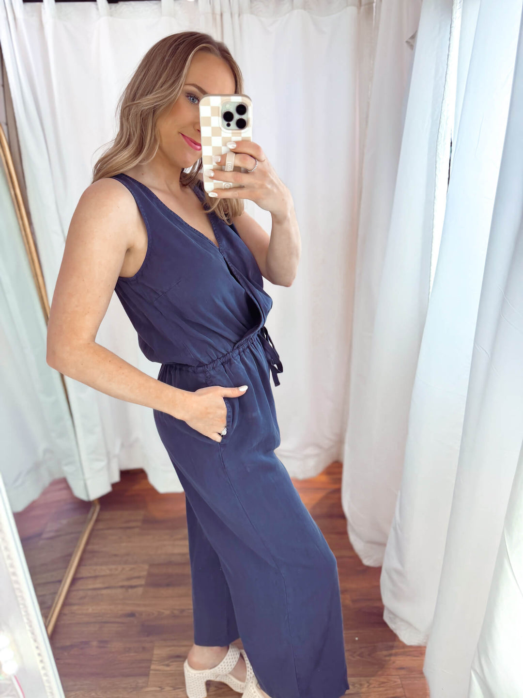 Easy Going Drawstring Jumpsuit