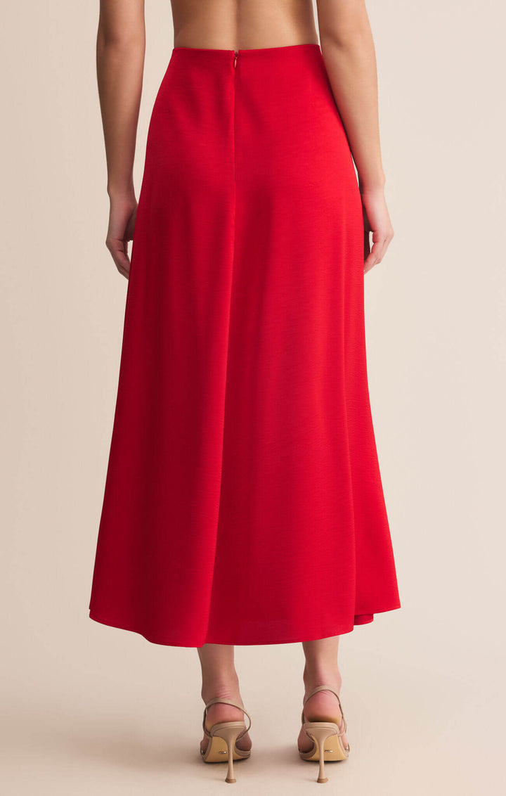 Z SUPPLY Northpointe Midi Skirt - Festive Red