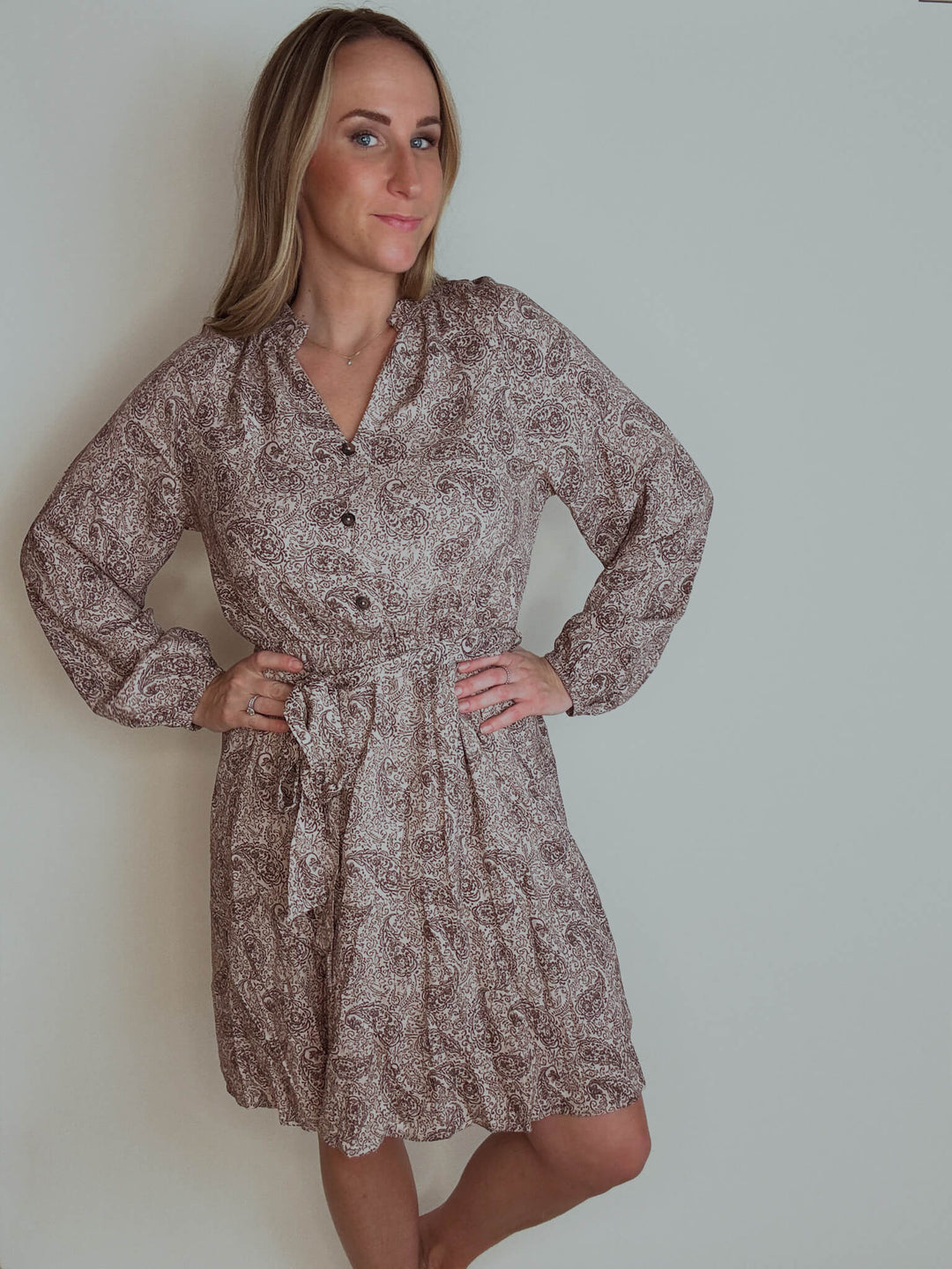 Winslow Paisley Mini Dress
