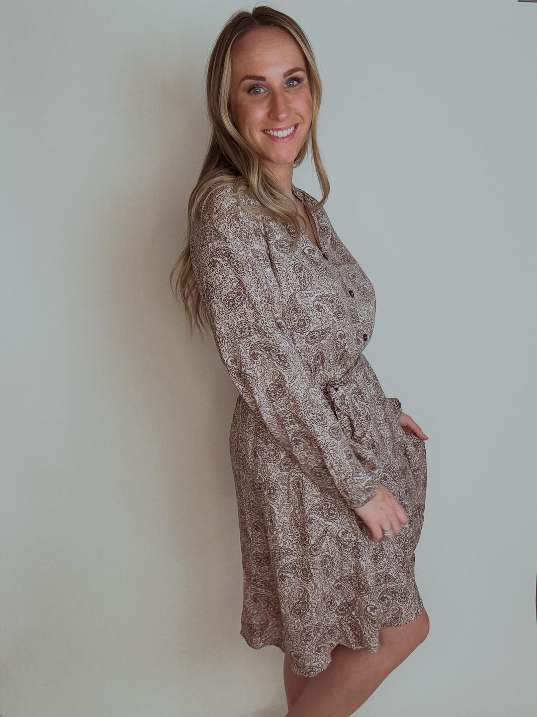 Winslow Paisley Mini Dress