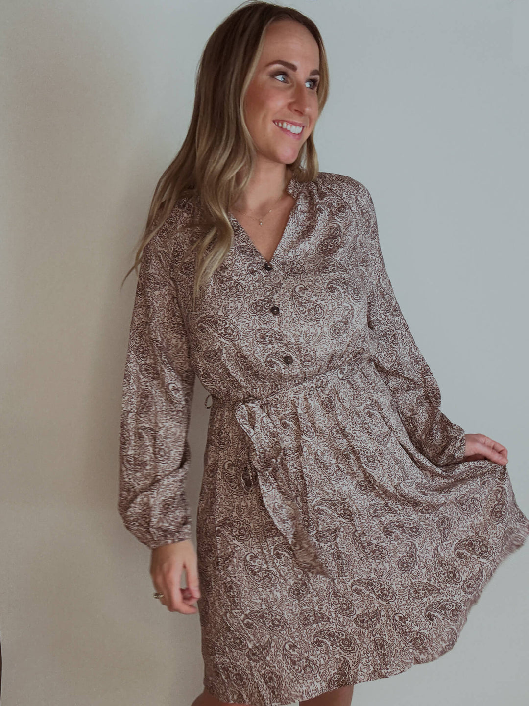 Winslow Paisley Mini Dress