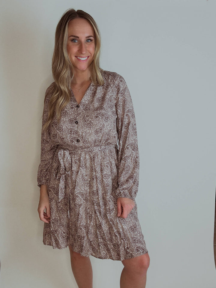 Winslow Paisley Mini Dress