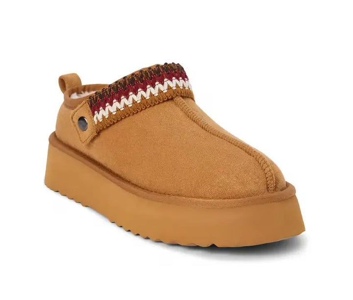 Storm Cozy Lined Clog in Chestnut