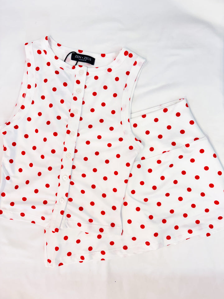 Lottie Polka Dot Skort