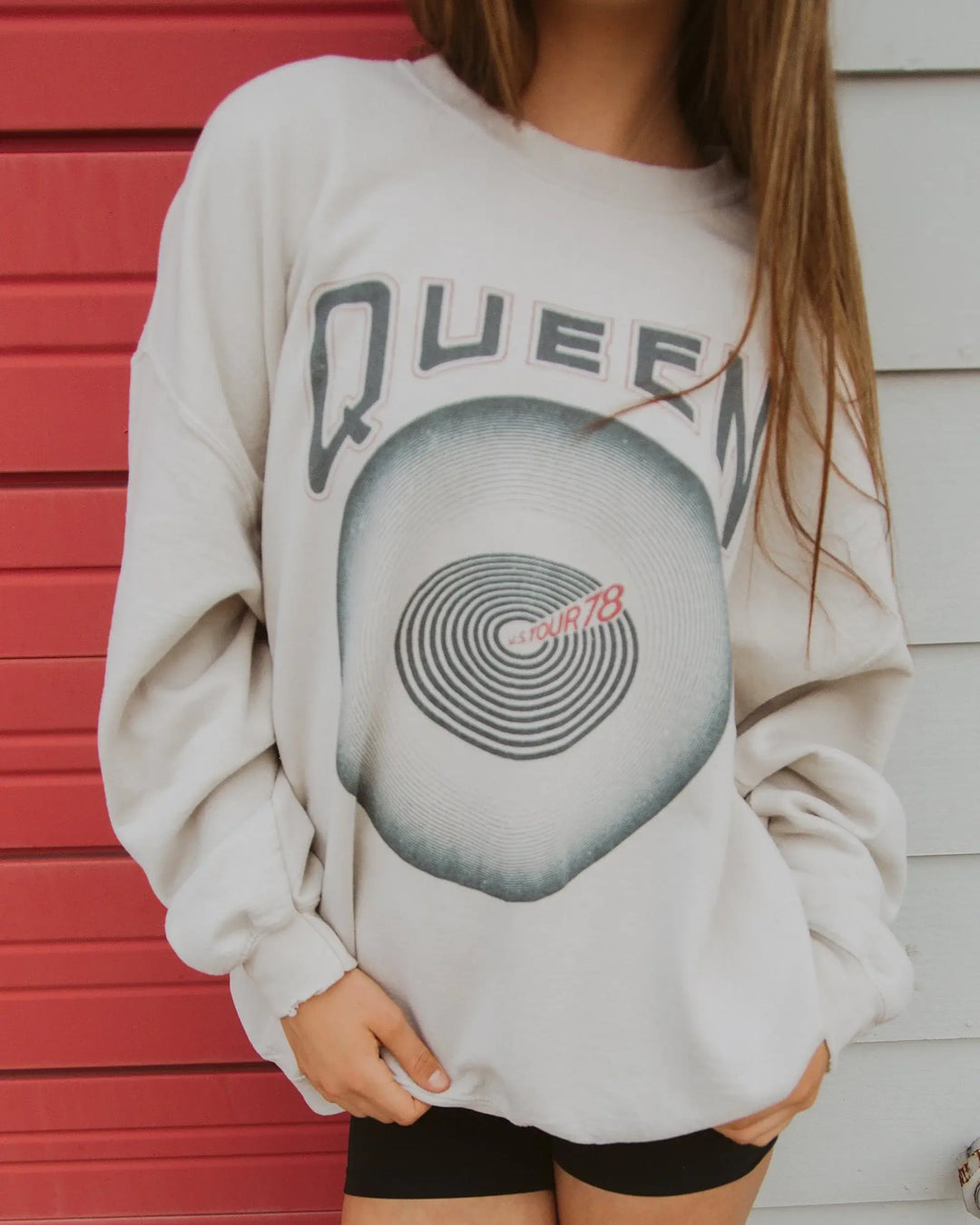 Queen Jazz Tour Thrifted Sweatshirt S