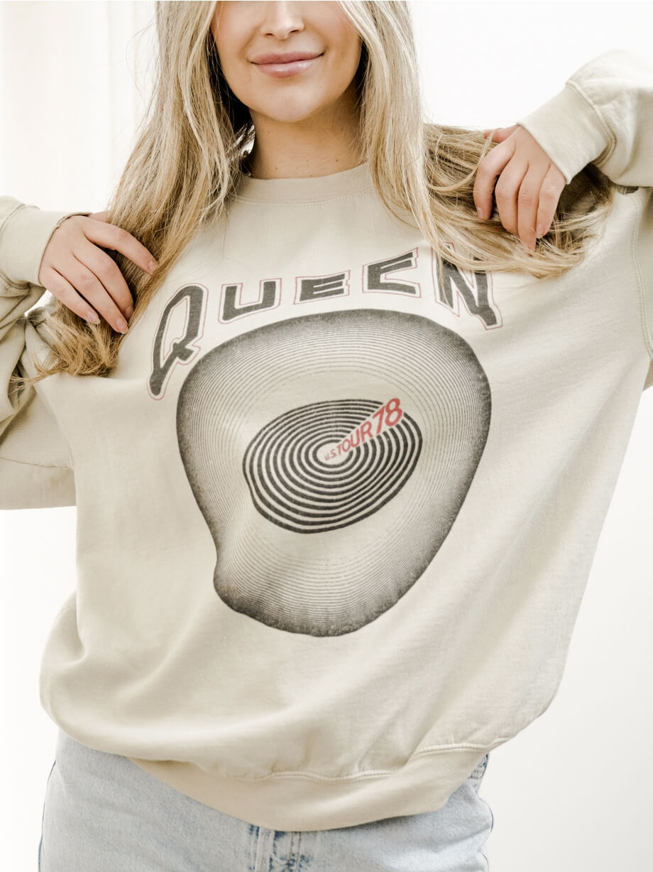 Queen Jazz Tour Thrifted Sweatshirt