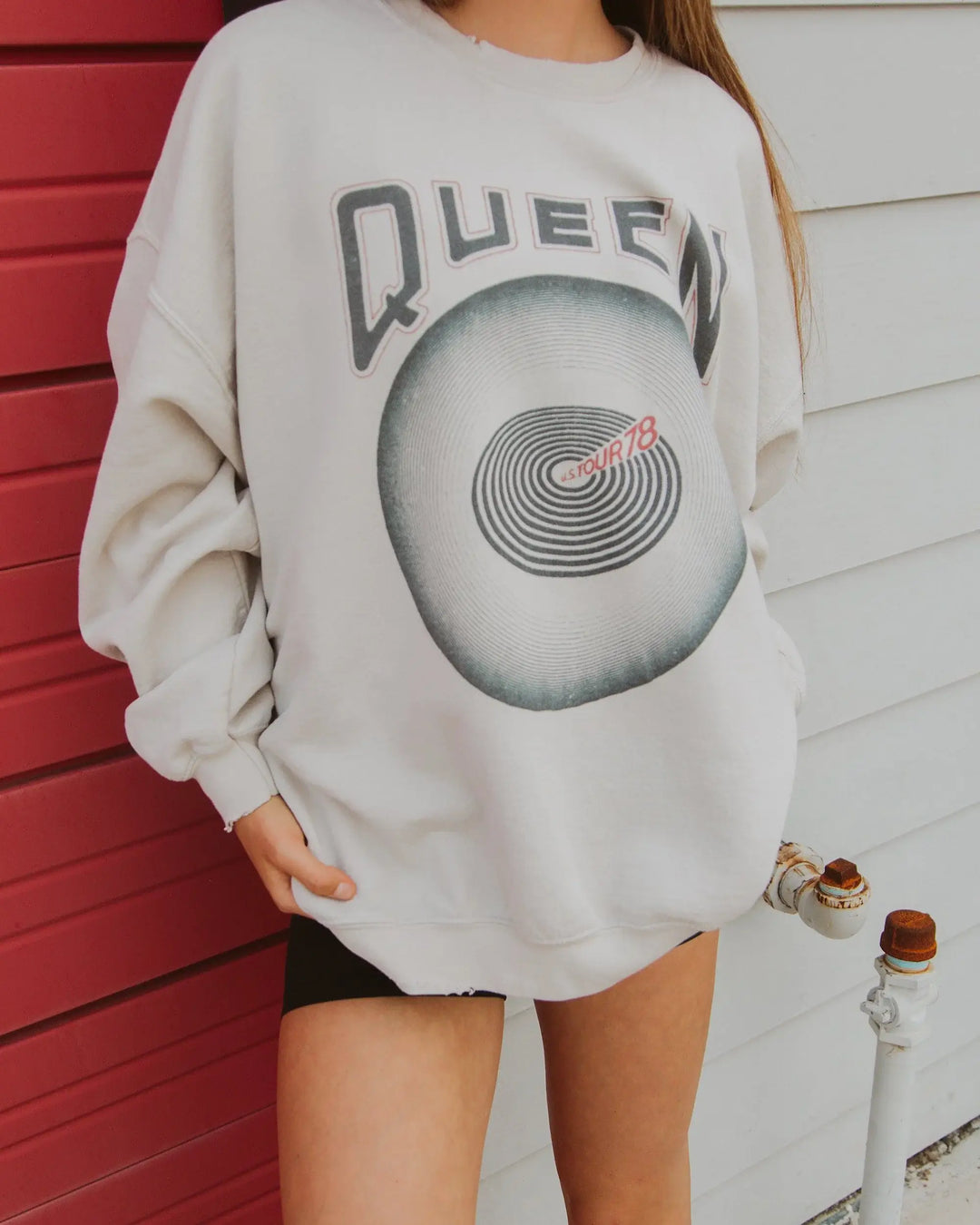 Queen Jazz Tour Thrifted Sweatshirt