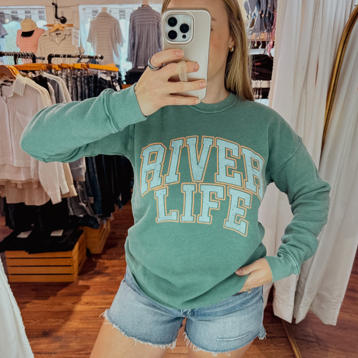 River Life Mineral Wash Sweatshirt