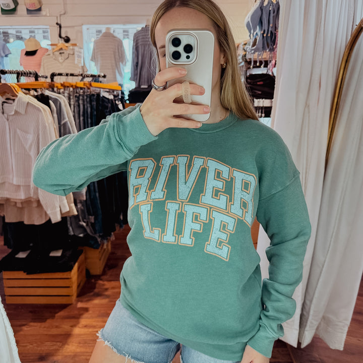 River Life Mineral Wash Sweatshirt