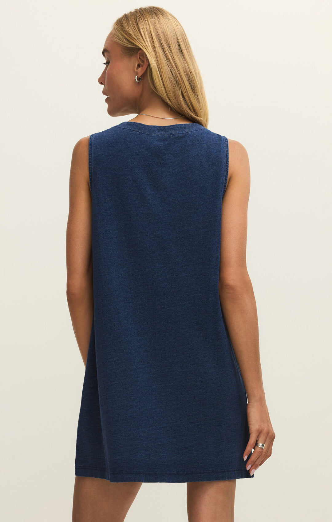 Z SUPPLY: Solace Denim Mini Dress - Indigo