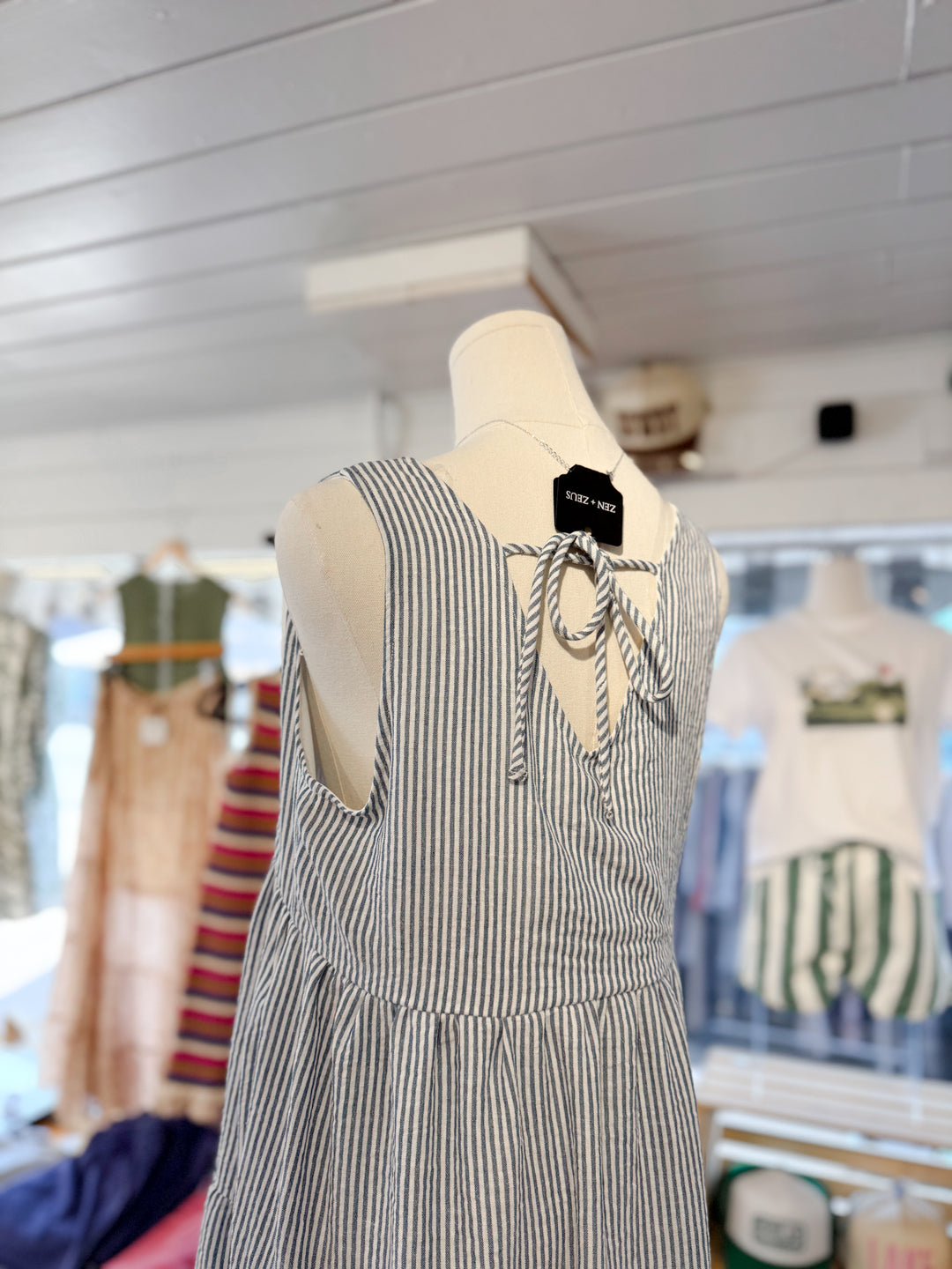 Woven Tiered Sleeveless Midi Dress