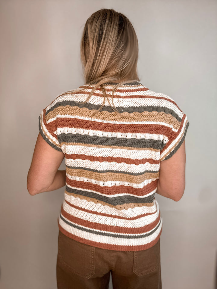 Heirloom Stripe Sweater Vest