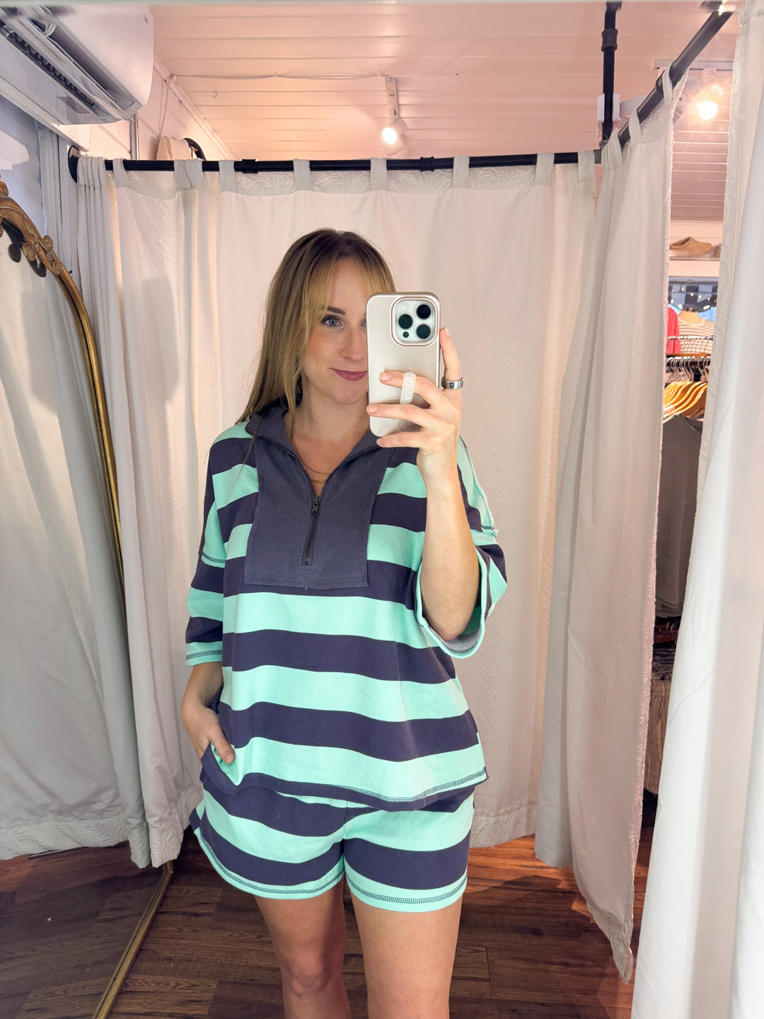 Harbor Club Striped Shorts