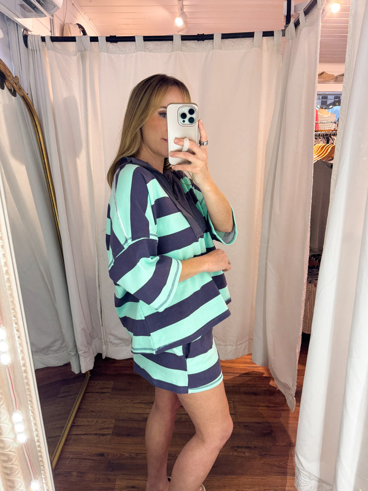 Harbor Club Striped Shorts