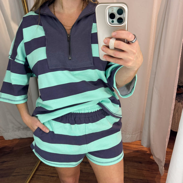 Harbor Club Striped Shorts