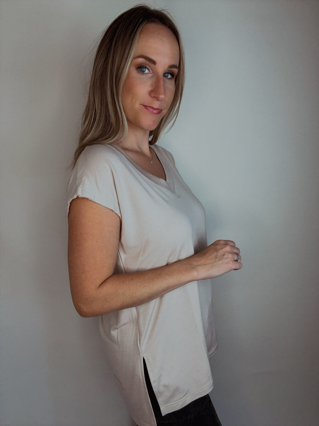 Buttery Soft V-Neck Sleeveless Top