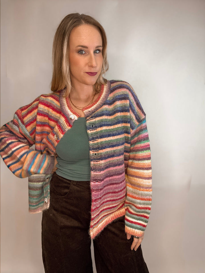 Painted Skies Sweater Cardigan
