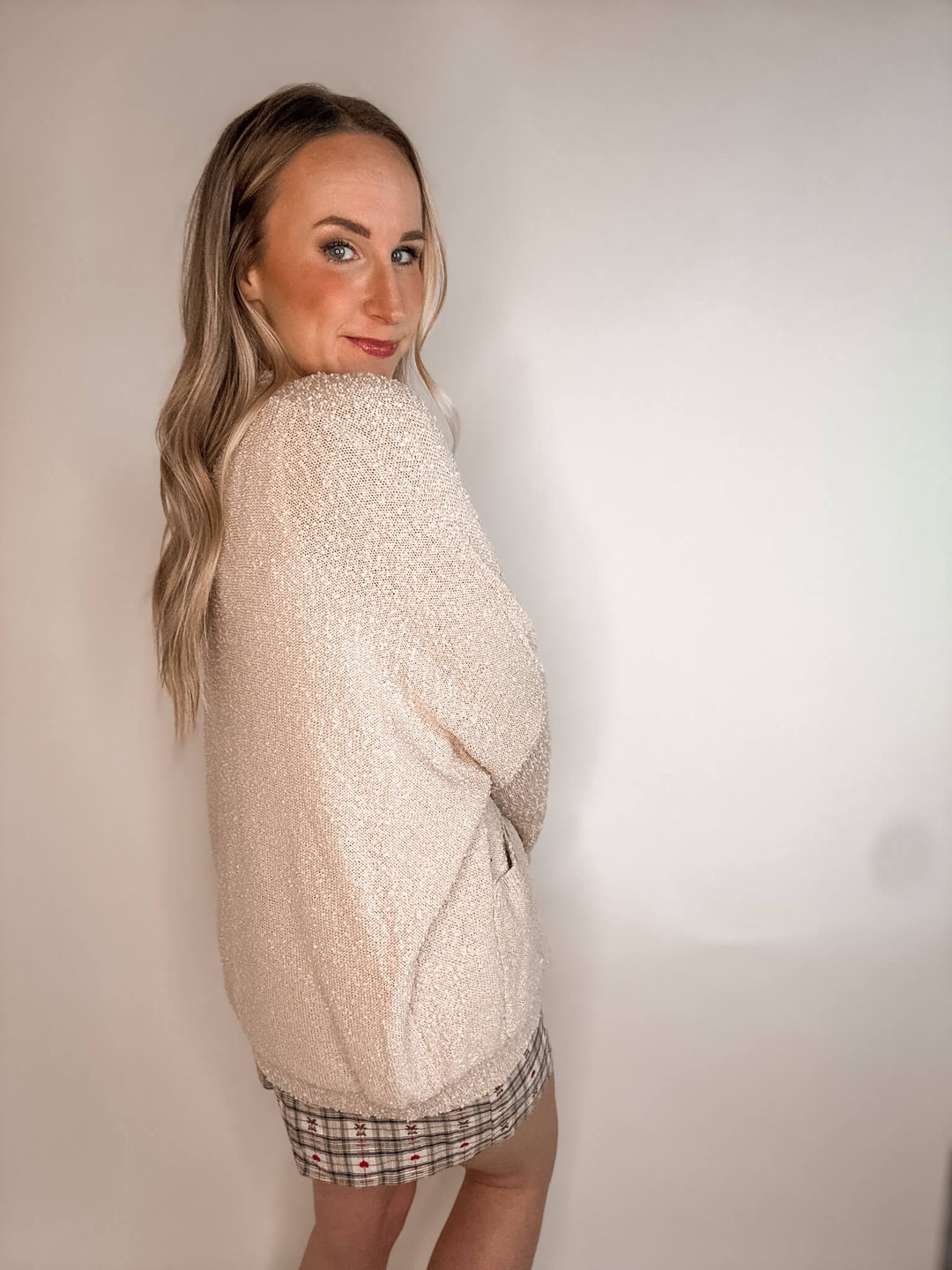 Cozy Lightweight Knit Sweater Cardigan with Pockets