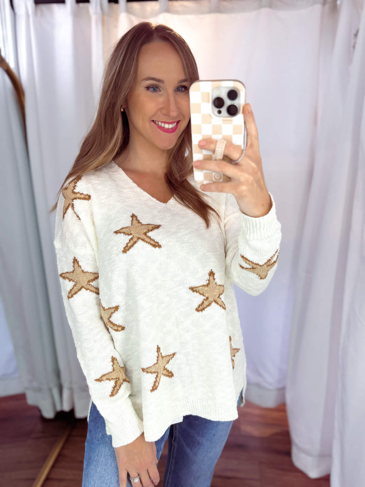 Natural Star Lightweight Sweater