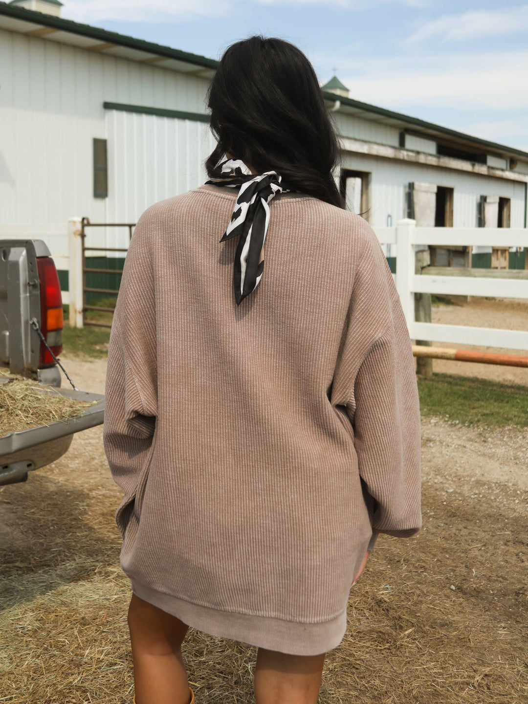 THANKFUL Corded Crewneck Sweatshirt