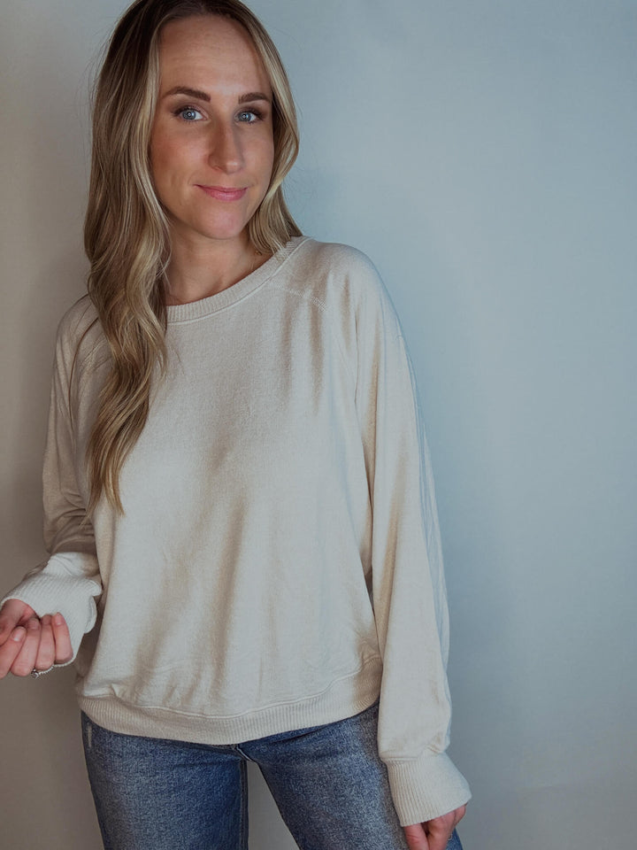 Soft Touch Raglan Long Sleeve Top