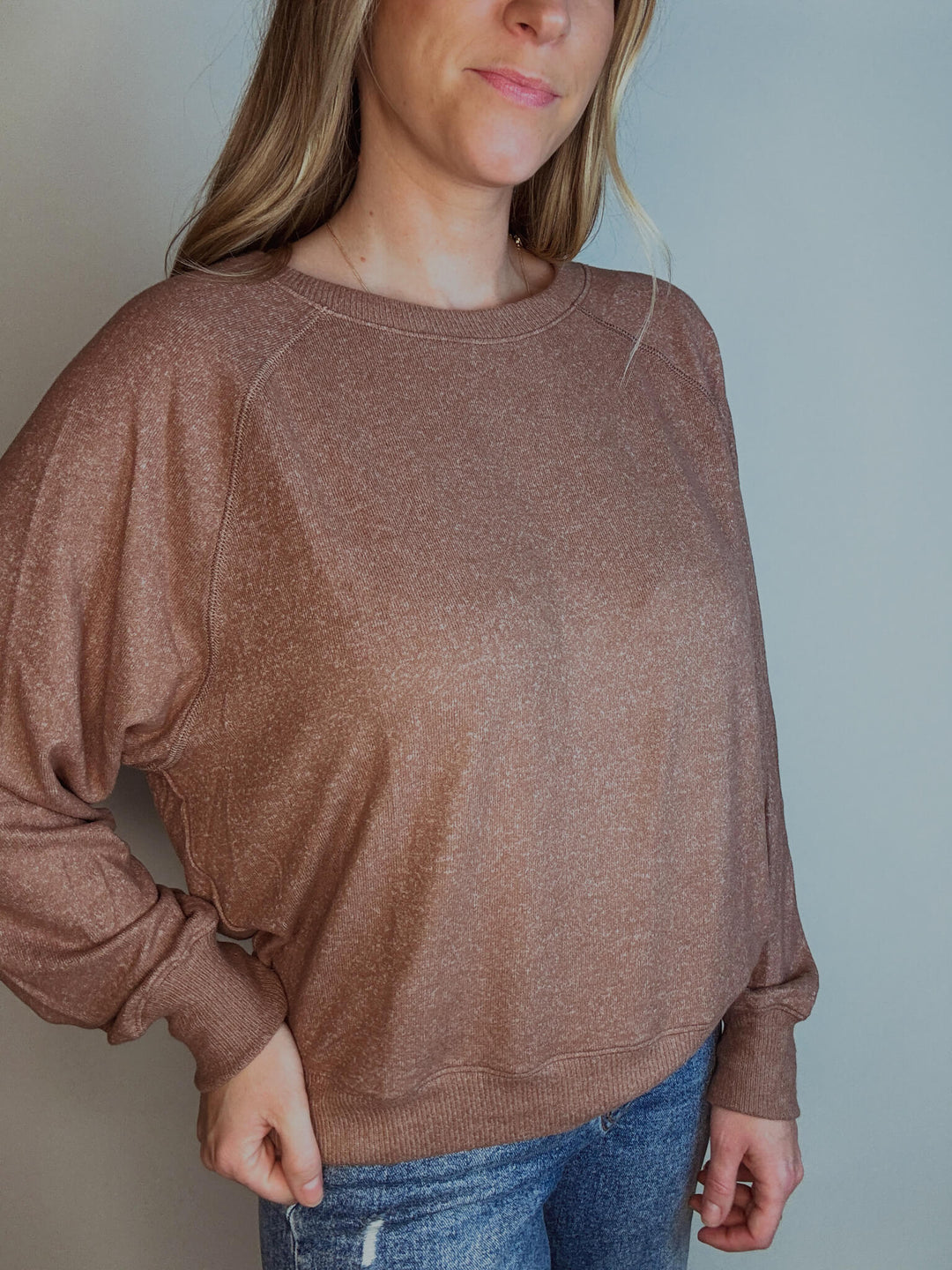 Soft Touch Raglan Long Sleeve Top